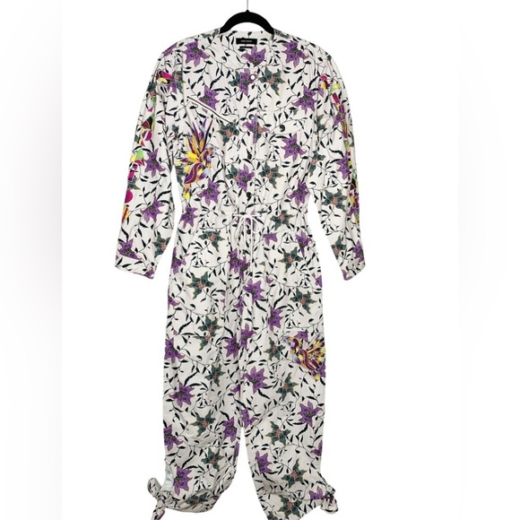 Isabel‎ Marant Gigi Jumpsuit in Soft Pink Multi - Picture 2 of 11